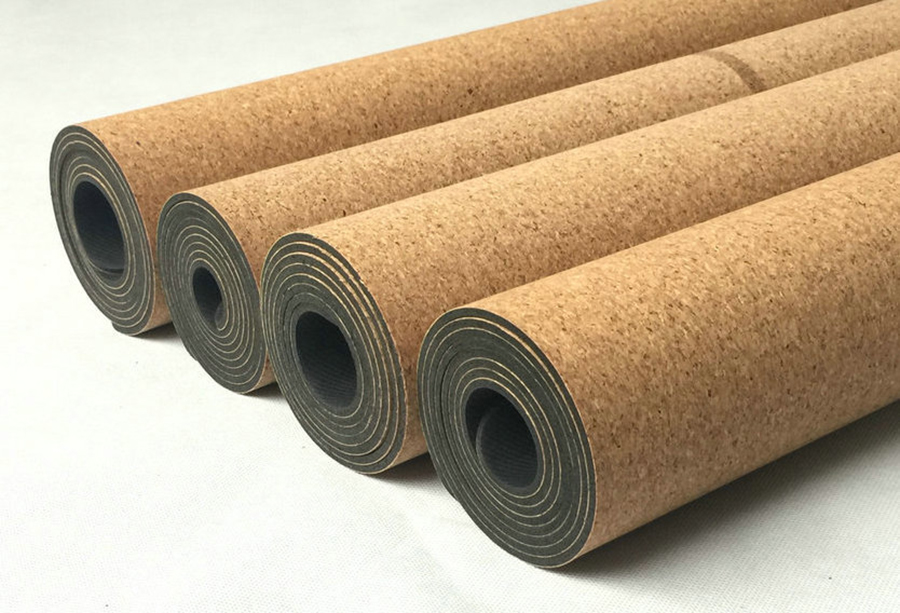 Best Anti Slip Cork Your Mat Design With Lines Buy cork yoga mat
