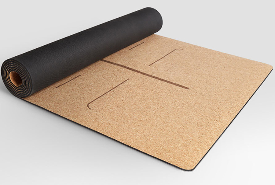 Best Anti Slip Cork Your Mat Design With Lines Buy cork yoga mat