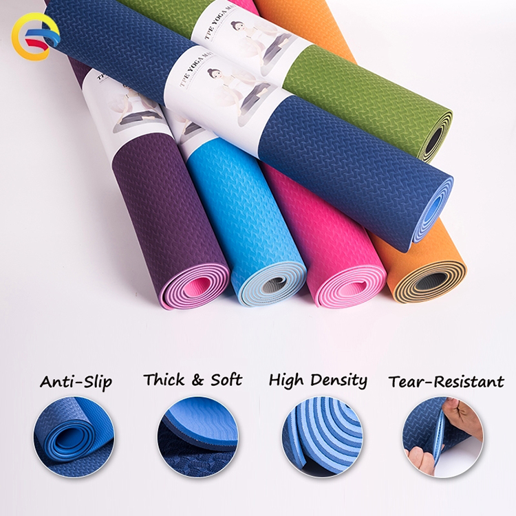 Custom TPE Yoga Mats with Double Colors , Best-selling Yoga Mats - Buy