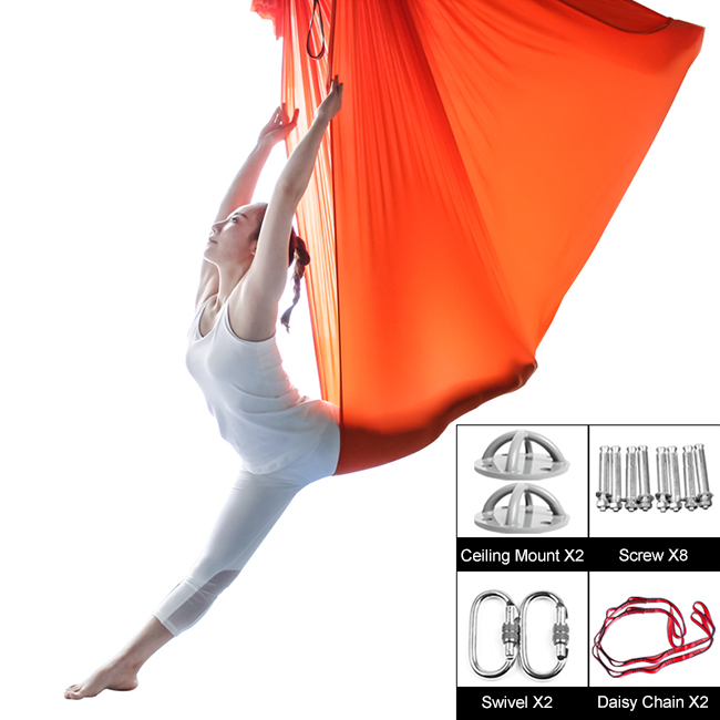 High quality wholesale anti gravity aerial yoga hammock fabric