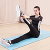 Womens Active Plus and Regular Size Yoga Wear Fitness Set Tracksuits Long Sleeves