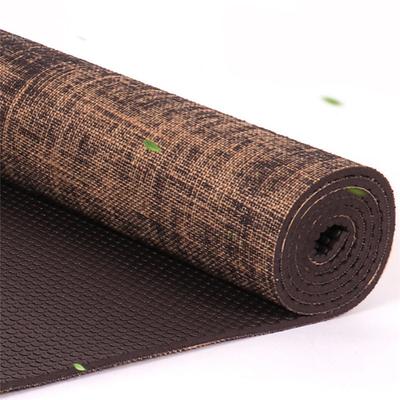 Eco-Friendly Non-Toxic Hemp Reversible Organic Natural Jute Yoga Mat 
