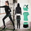 Women's 5 Piece Set, Running Suit Gym Outfit Workout Sports Wear Yoga Suit Fitness Sports Athletic Wear