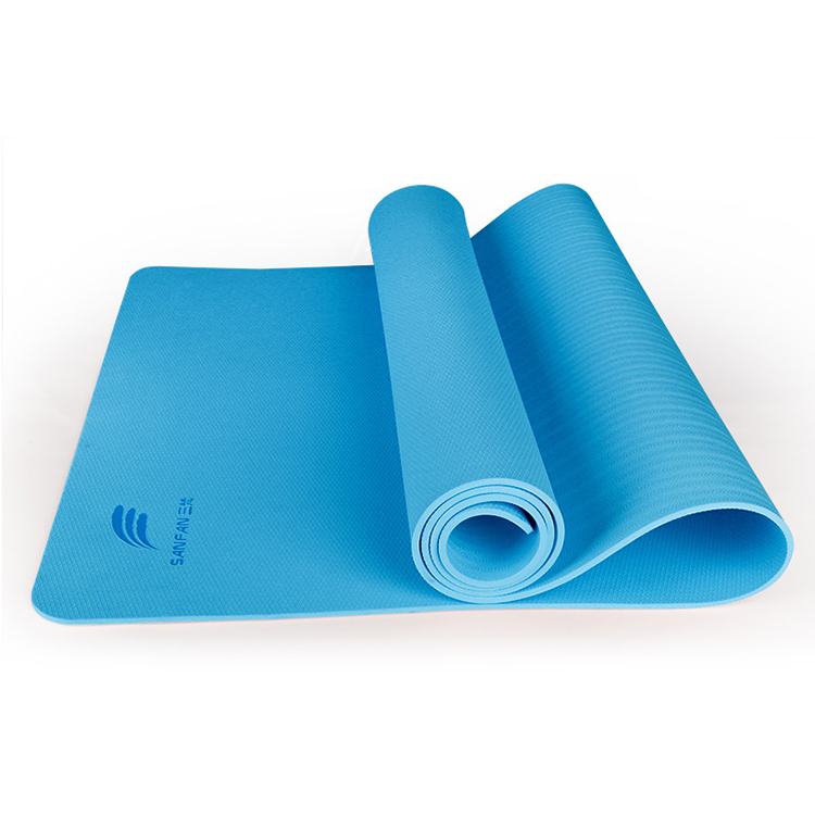 Custom TPE Yoga Mat with Anti-slip And Eco-friendly, Fit for Yoga Beginners, Basic Level Yoga Mat