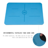 Wholesale Anti Slip Square Small Yoga Mat PU Rubber Meditation Mat 