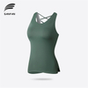 Women's Solid Color Relaxed Athletic Workout Crop Tank Tops High Quality Breathable Fitness Yoga Vest