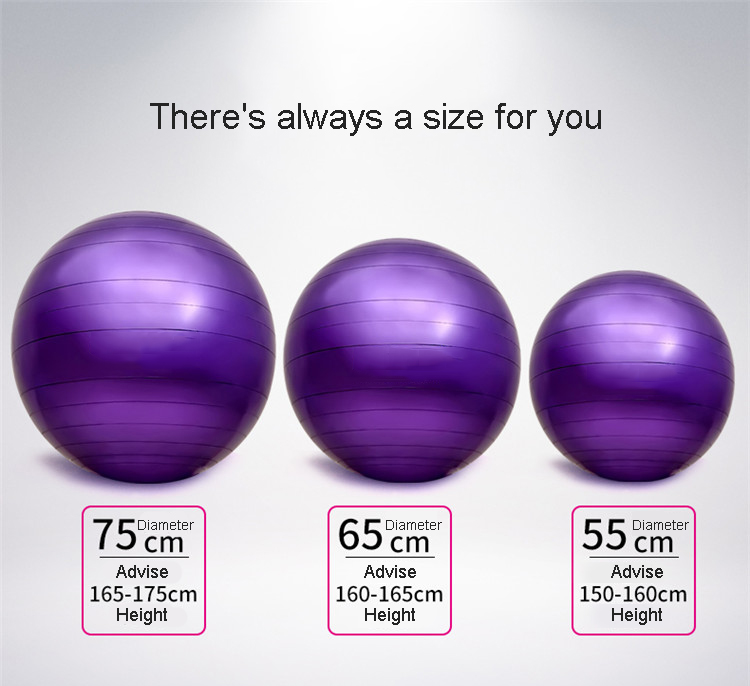 stability ball sizes