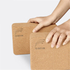 Manufacturers custom logo yoga brick eco friendly cork yoga block