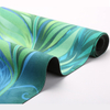 High Quality Luxurious micro-fiber suede yoga mats rubber mat pattern screen printing