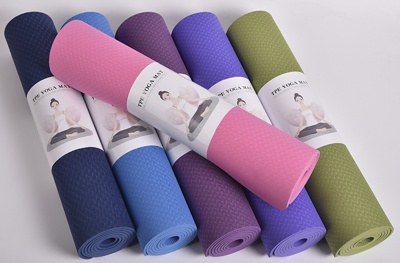 Custom TPE Yoga Mat, Different Colors And Sizes for Choose