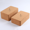  Wholesale Customized Logo Eco-friendly Fitness Odor Free Non-Slip Natural Cork Yoga Block