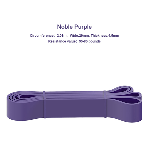 Natural Latex Yoga Elastic Stretching Belt Heavy Duty Exercise Band-for Power Training Pilates
