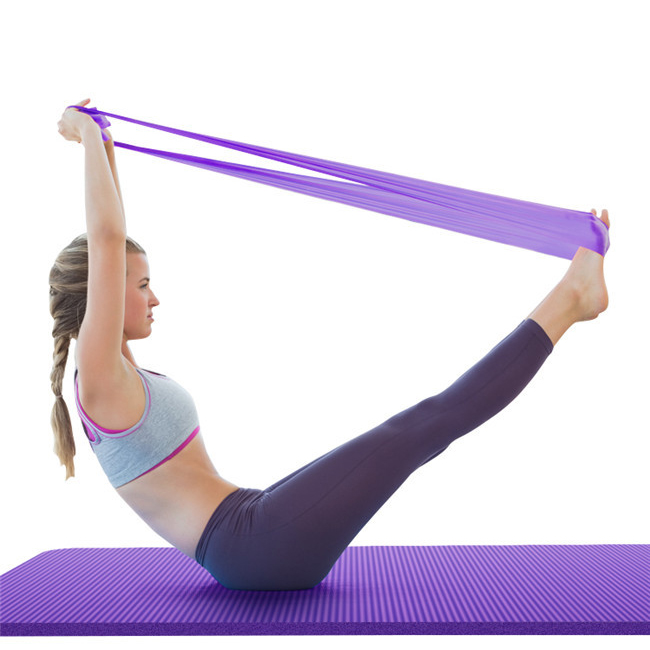 New Trend Home Fitness Resistance Loop Bands, Professional Strength Training and Physical Therapy Pilates Flexbands Natural Latex Elastic Band