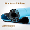  PU Natural Rubber Yoga Mat--Eco-friendly , 100% Recyclable